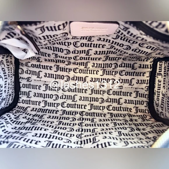 Juicy Couture Black and Pink Satchel - Picture 6 of 8